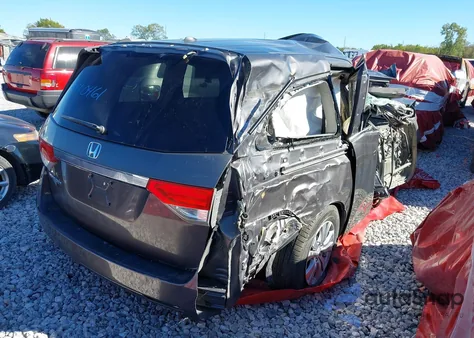 2015 Honda Odyssey Ex-L из США, поврежденный, VIN 5FNRL5H69FB060857